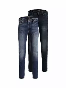 Узкие джинсы JACK & JONES JJILiam, цвет Blue/Dark blue