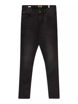 Узкие джинсы Jack & Jones Junior JJILIAM JJORIGINAL, черный деним