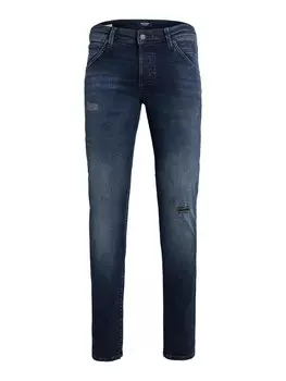 Узкие джинсы JACK & JONES LIAM, темно-синий