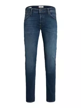 Узкие джинсы JACK & JONES LIAM, темно-синий