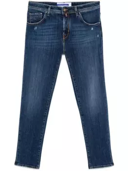 Узкие джинсы Jacob Cohn, синий
