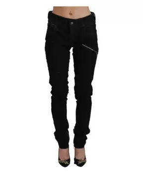 Узкие джинсы John Galliano, черный