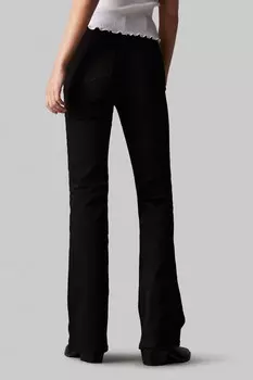 Узкие джинсы клеш Calvin Klein, черный