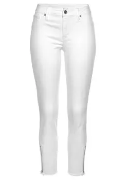 Узкие джинсы Lascana, белый