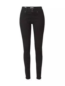 Узкие джинсы LEVI'S 711, черный деним