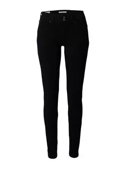 Узкие джинсы LEVI'S 711, черный деним