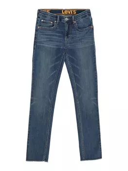 Узкие джинсы Levi's Kids 510, синий деним