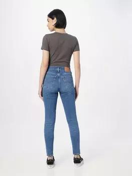 Узкие джинсы LEVIS 721 GREYS, синий
