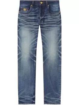 Узкие джинсы Made in Japan Versace, синий