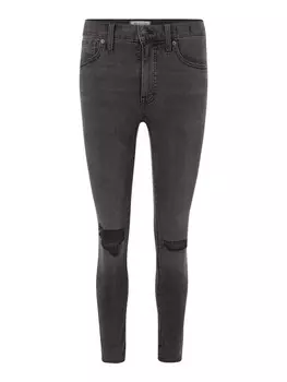 Узкие джинсы Madewell, черный деним