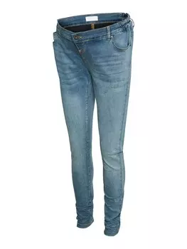 Узкие джинсы MAMALICIOUS MLLUTON, синий деним