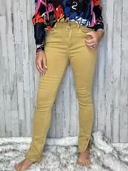Узкие джинсы Mckenzie желтого цвета CHARLIE B