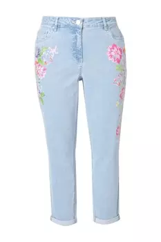 Узкие джинсы MIAMODA, светло-синий