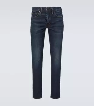 Узкие джинсы Moleskin Tom Ford, Deep Indigo