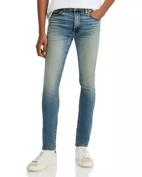 Узкие джинсы MONFRERE Greyson темно-синего цвета MONFRRE, синий