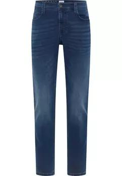 Узкие джинсы MUSTANG, синий деним