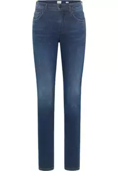 Узкие джинсы MUSTANG "Style Crosby Relaxed Slim", синий