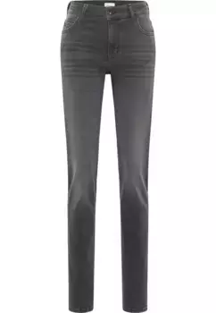 Узкие джинсы MUSTANG "Style Crosby Relaxed Slim", серый