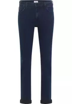 Узкие джинсы MUSTANG "Style Crosby Relaxed Slim", синий