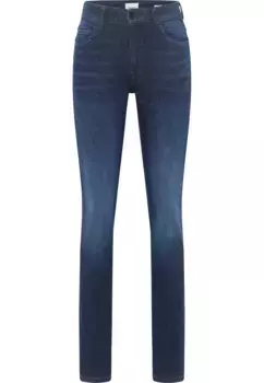 Узкие джинсы MUSTANG "Style Crosby Relaxed Slim", синий