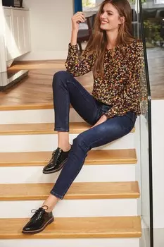 Узкие джинсы Next, синий