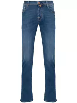 Узкие джинсы Nick с заниженной талией JACOB COHEN, синий