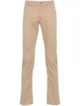 Узкие джинсы Nick с заниженной талией Jacob Cohn, бежевый