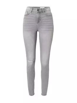 Узкие джинсы Noisy may Callie, серый деним