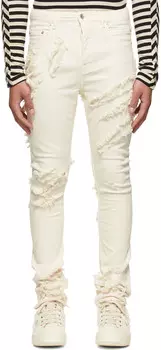 Узкие джинсы Off-White Detroit Rick Owens Drkshdw