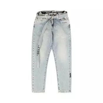Узкие джинсы Off-White с низким поясом, Черный