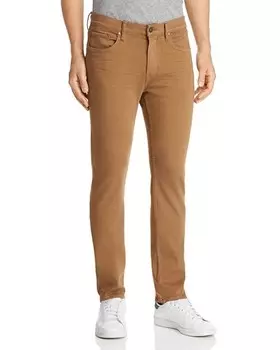 Узкие джинсы прямого кроя Federal в цвете Laurel Tan PAIGE, цвет Brown