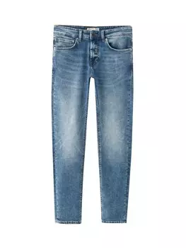 Узкие джинсы Pull&Bear, синий