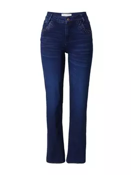 Узкие джинсы PULZ Jeans CARLA, темно-синий