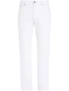 Узкие джинсы Roccia Zegna, белый