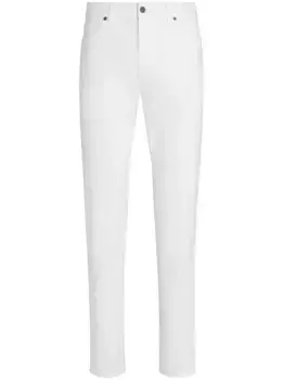 Узкие джинсы Roccia Zegna, белый