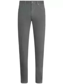 Узкие джинсы Roccia Zegna, серый