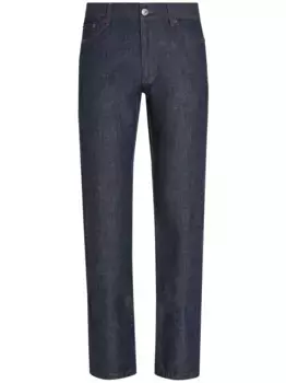 Узкие джинсы Roccia Zegna, синий