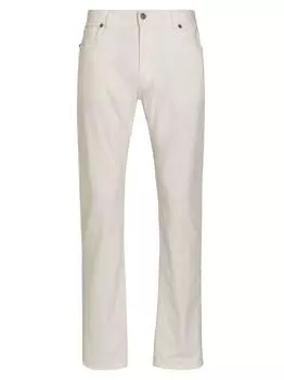 Узкие джинсы с 5 карманами Brett Johnson, белый