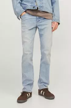 Узкие джинсы с 5 карманами Jack & Jones, синий