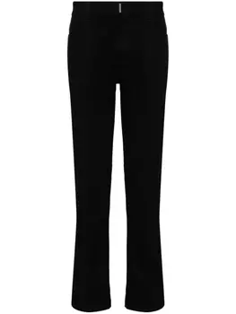 Узкие джинсы с логотипом Givenchy, черный