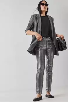 Узкие джинсы с покрытием Jd Williams, серебряный