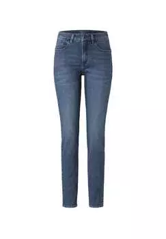 Узкие джинсы с пятью карманами и эластичными вставками Paddock'S, синий