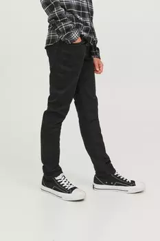 Узкие джинсы с пятью карманами Jack & Jones Junior, черный