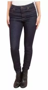 Узкие джинсы с высокой посадкой из темного денима Harper Heritage, цвет dark denim