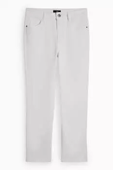 Узкие джинсы с высокой талией C&A, белый
