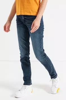 Узкие джинсы с высокой талией Mustang, синий