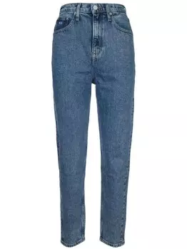 Узкие джинсы с высокой талией Tommy Jeans, синий