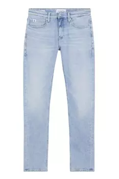 Узкие джинсы с заниженной талией Calvin Klein Jeans, синий