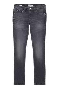 Узкие джинсы с заниженной талией Calvin Klein Jeans, серый