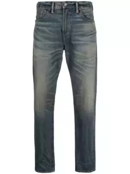 Узкие джинсы с заниженной талией Ralph Lauren RRL, синий